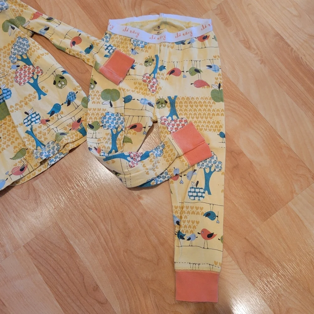 Old Navy Long Sleeve Jogger Pajama Set Size 2T 100% Cotton
